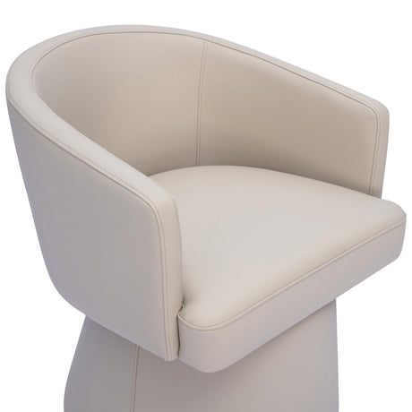 Kristen Rolling Desk Chair styled in contemporary home office setting