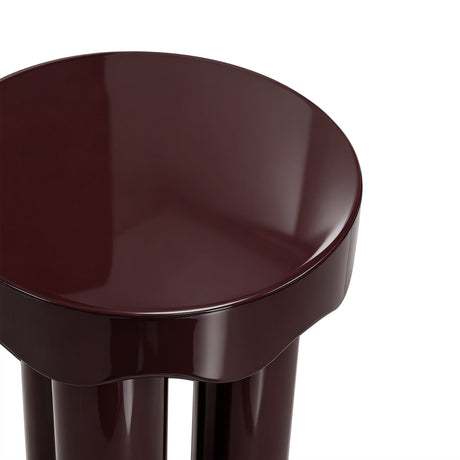 Detail of weighted base on the Casper high gloss nesting side table