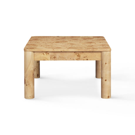 Berri 39" Natural Burl Coffee Table - View 4
