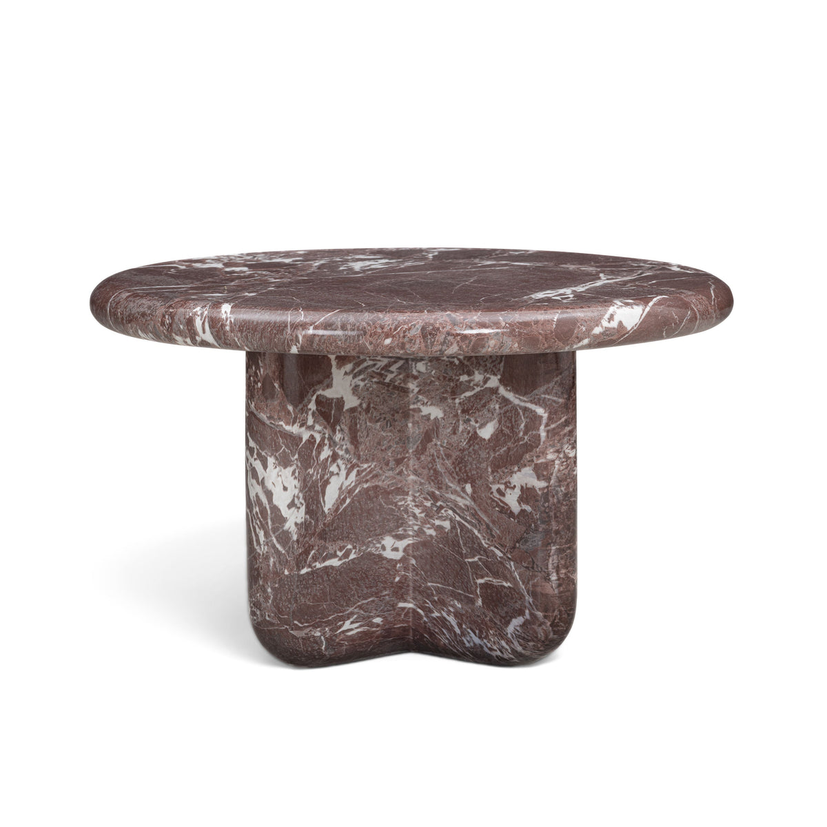 Juju Faux Marble Indoor/Outdoor Round Coffee Table (24"-32") - View 2