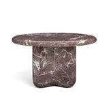 Juju Faux Marble Indoor/Outdoor Round Coffee Table (24"-32") - View 2