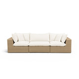 Cali outdoor sofa removable zippered cushion cover detail
