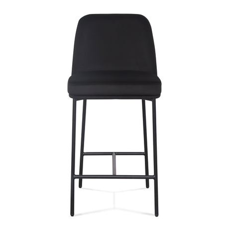 Sydney Performance Velvet Counter Stool Set of 2 - View 3