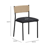 Celine Performance Boucle Dining Chair - Set of 2 - View 29