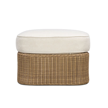 Axel Boucle Outdoor Ottoman - View 3