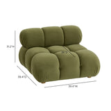 Calliope Performance Modular Armless Chair - View 4