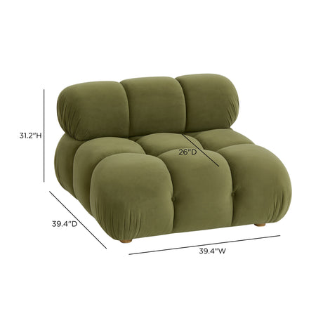 Calliope Performance Modular Armless Chair - View 4