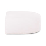 Front profile view of the Gorge square modular ottoman with performance fabric