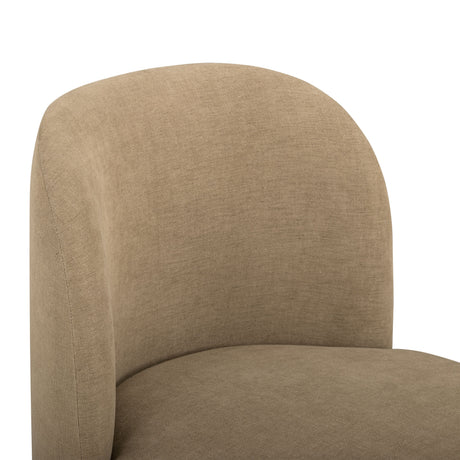 Persa Round Back Performance Chenille Dining Chair - View 11