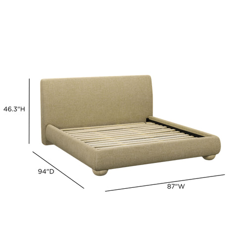 Rayne Textured Fabric Bed - View 34