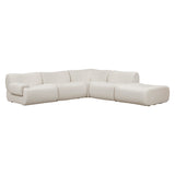 Zenith 5-Piece Contract-Grade Upcycled Fabric Modular Sectional - View 16