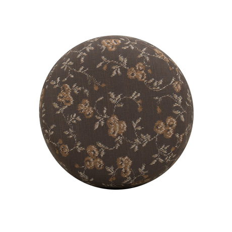 Bisou Performance Jacquard Ottoman - View 2