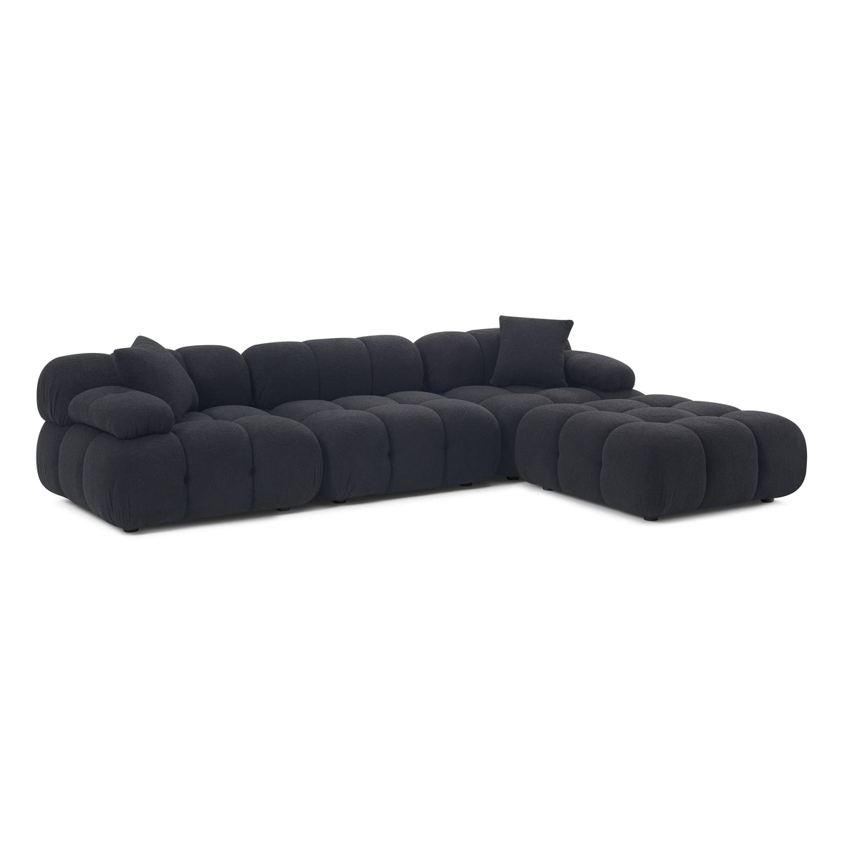 Calliope 4-piece sectional configured into a cozy lounge pit arrangement