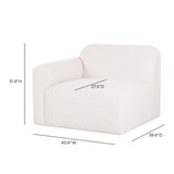 Gorge Modular Corner Chair corner wedge profile detail