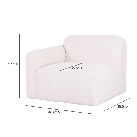 Gorge Modular Corner Chair corner wedge profile detail