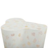 Slab Faux Terrazzo Indoor/Outdoor Side Table - View 10