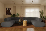 Zenith 8-Piece Contract-Grade Upcycled Fabric Modular U-Sectional - View 10