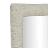 Orpheus 34"X47" Ribbed Faux Stone Rectangular Wall Mirror - View 4