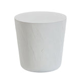 Margot Indoor Outdoor Concrete Stool side profile silhouette