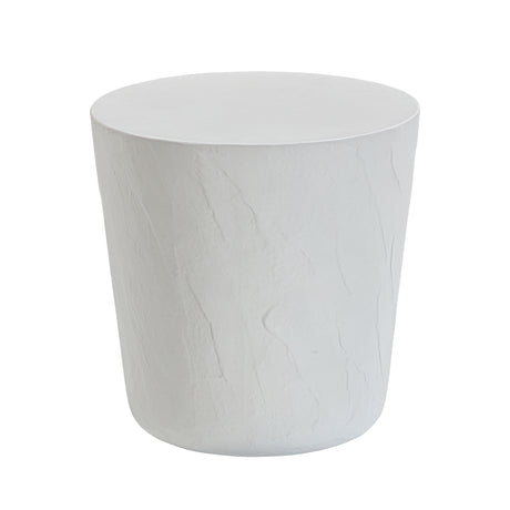 Margot Indoor Outdoor Concrete Stool side profile silhouette