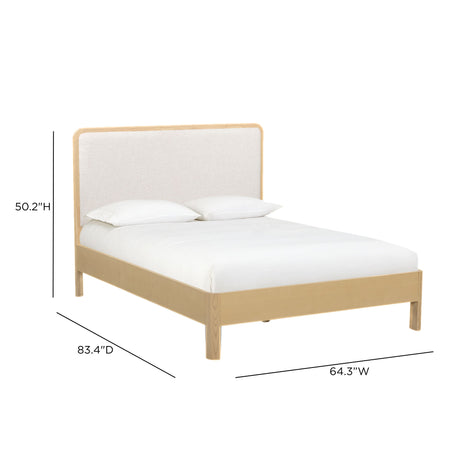 Rafaelle Natural Solid Ash Bed - View 8