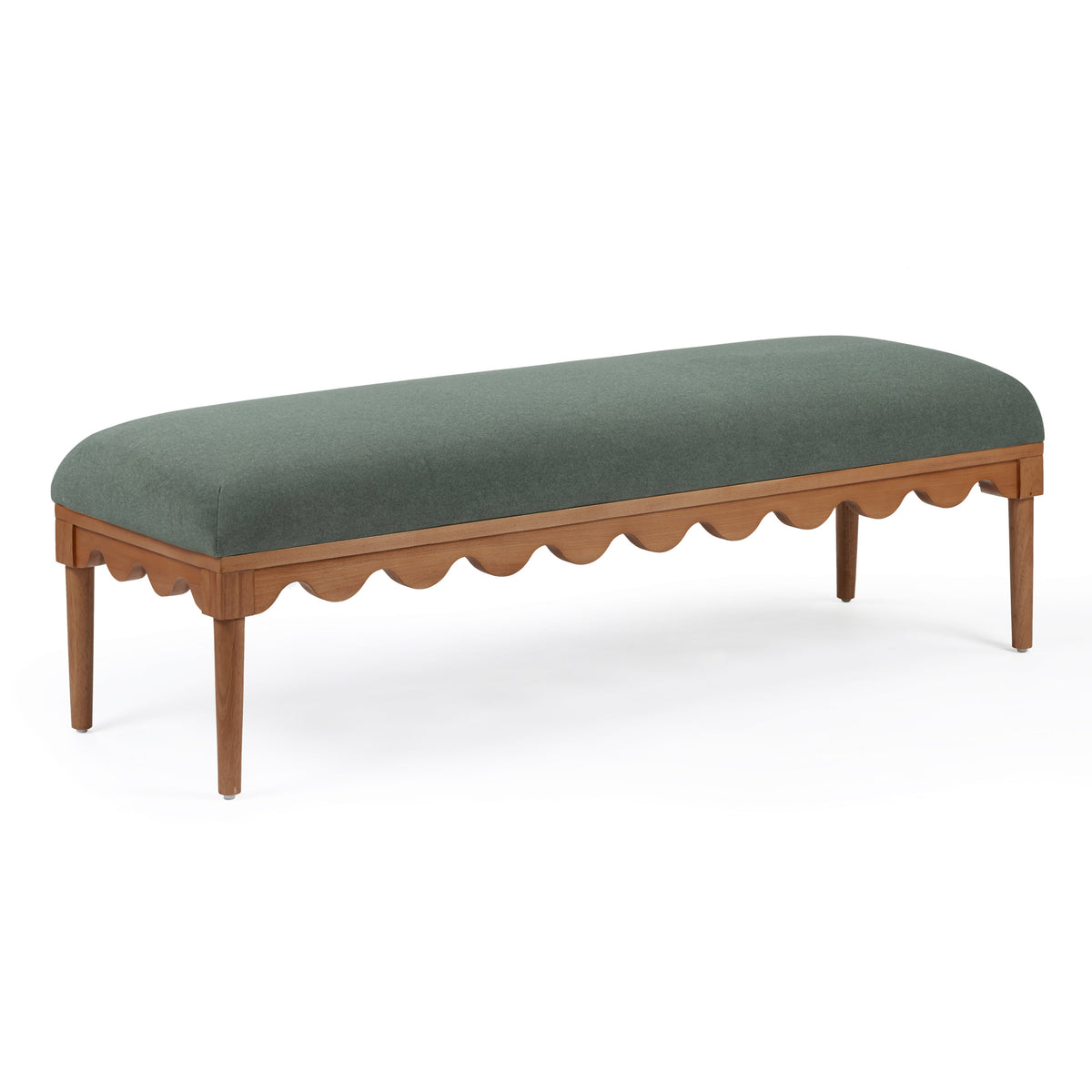 Oodle 56.5" Performance Vegan Mohair Bench - View 25