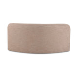 High-resiliency foam cushion surface texture on Gorge modular corner wedge