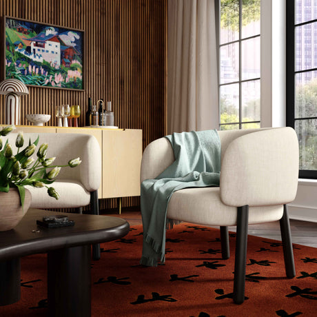 Foxy Performance Fabric Accent Chair - View 30