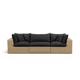 Cali modular wicker sofa weather-resistant exterior finish