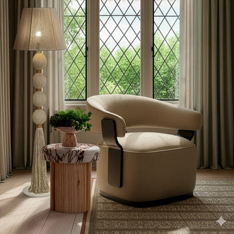 Madison Performance Swivel Accent Chair - View 9