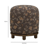 Bisou Performance Jacquard Ottoman - View 5