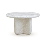Juju Faux Marble Indoor/Outdoor Round Coffee Table (24"-32") - View 9