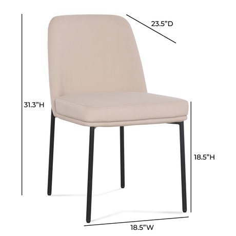Sydney Performance Velvet Dining Chair - Set of 2 - View 16