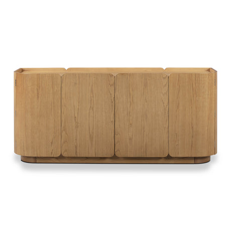 Moora 70" Natural Ash 4-Door Sideboard - View 2
