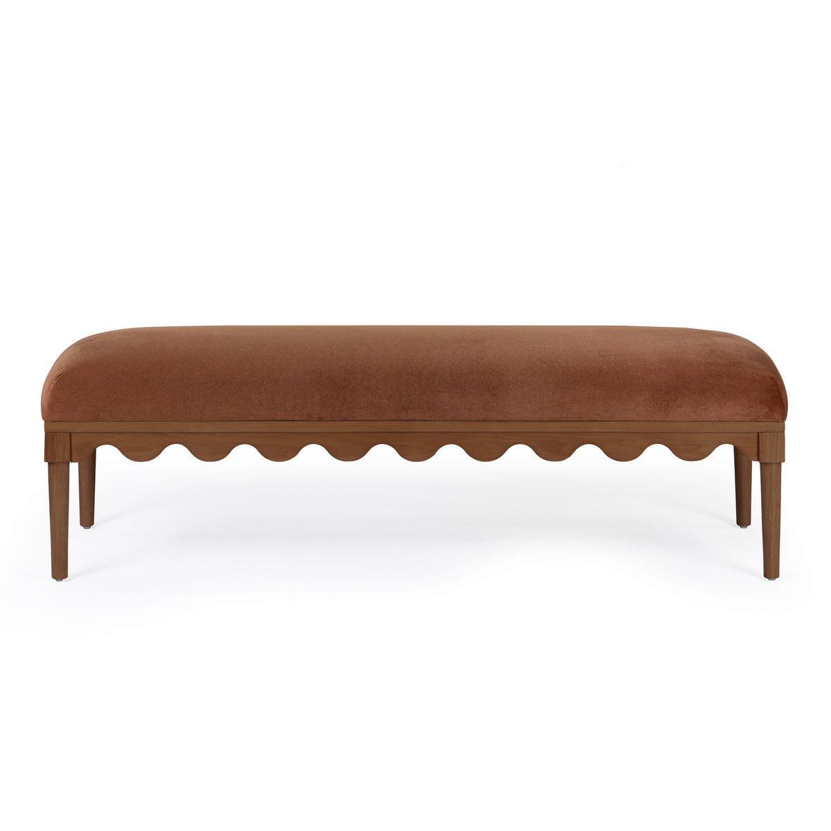 Oodle 56.5" Performance Vegan Mohair Bench - View 15