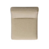 Tomlin Performance Chenille Dining Chair in Beige rear view