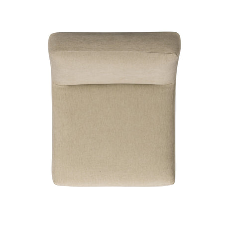 Tomlin Performance Chenille Dining Chair in Beige rear view