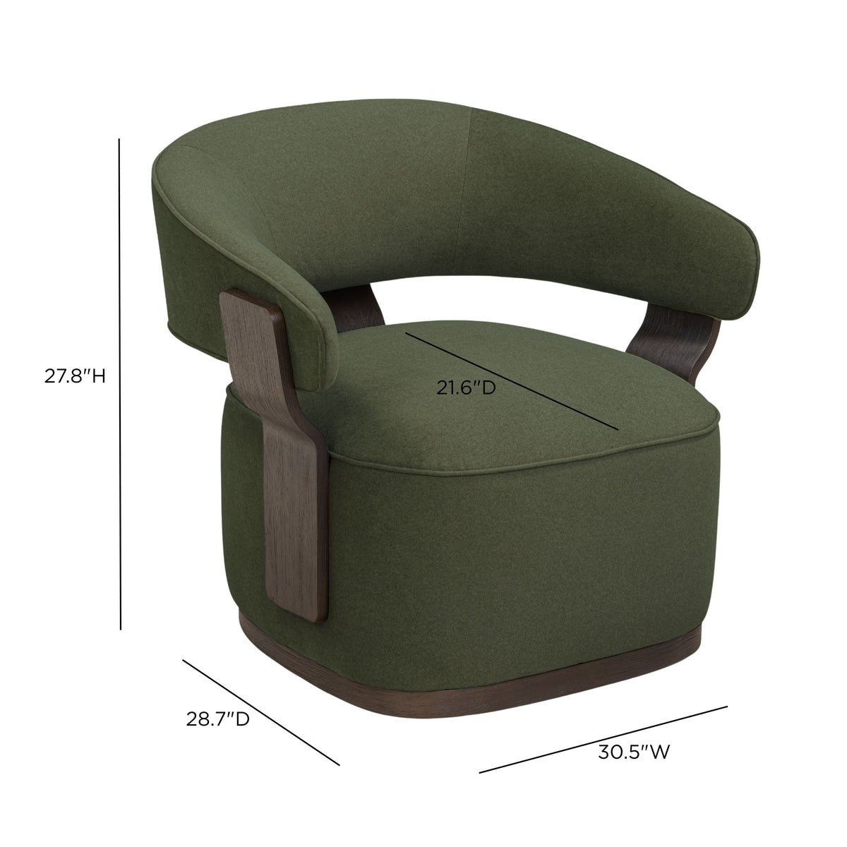 Madison Performance Swivel Accent Chair - View 30