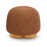 Oopa Swivel Ottoman isolated front view against a neutral white background