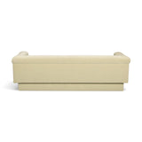 Jules 94-Inch Performance Velvet Sofa in pink velvet upholstery front angle