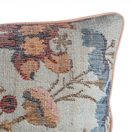 Taman 20" Natural Cotton Throw Pillow - View 3