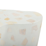 Slab Faux Terrazzo Indoor/Outdoor Side Table - View 11