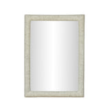 Orpheus 34"X47" Ribbed Faux Stone Rectangular Wall Mirror - View 2