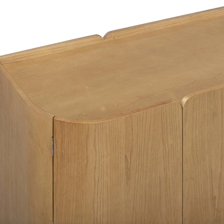 Moora 70" Natural Ash 4-Door Sideboard - View 6
