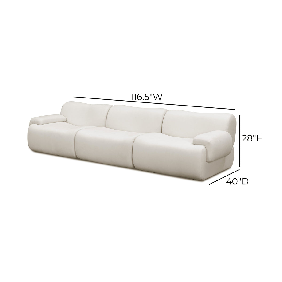 Zenith 117" Modular Sofa - View 8