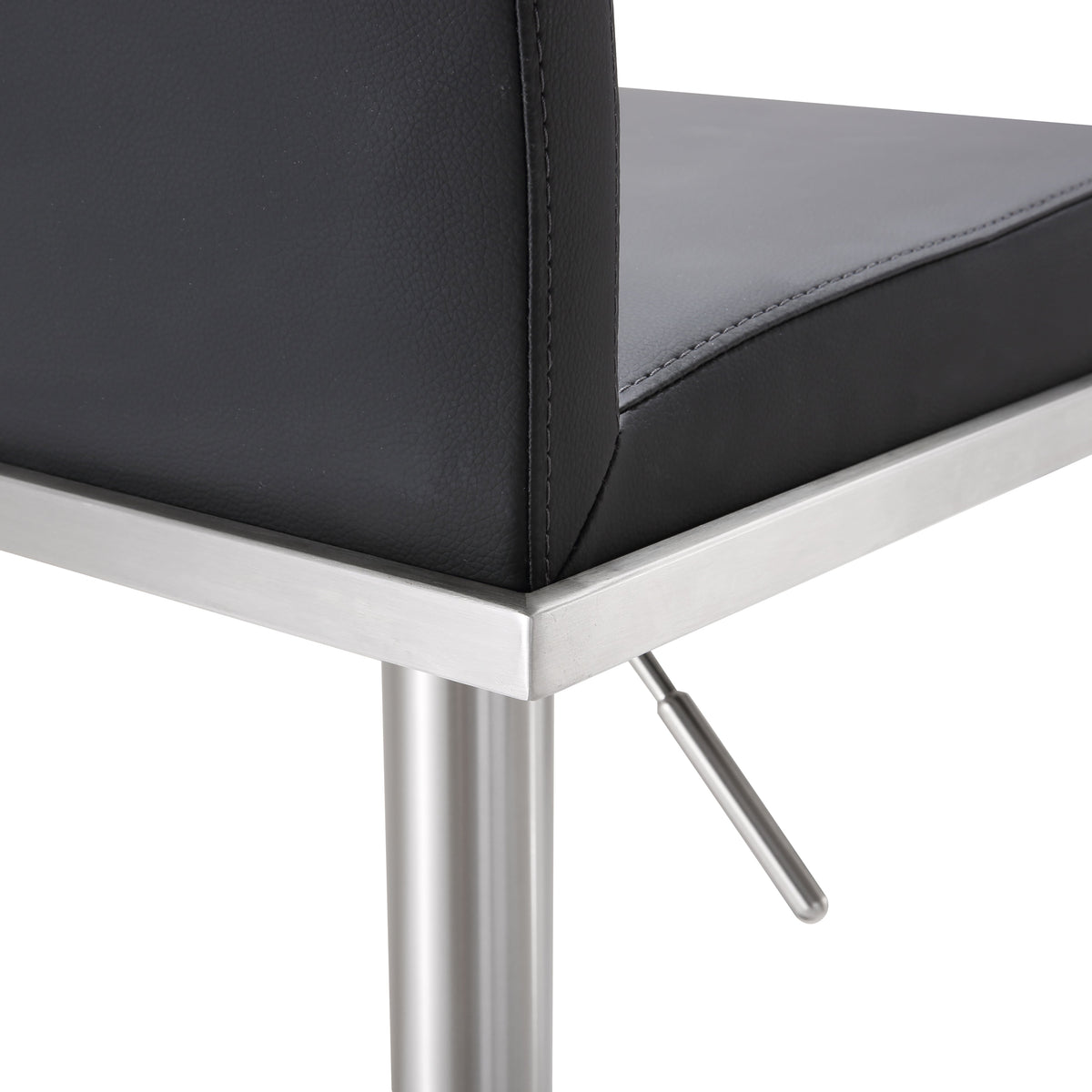 Amalfi Performance Vegan Leather Adjustable Stool - View 30