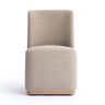 Melissa Performance Fabric Rolling Dining Chair - View 9