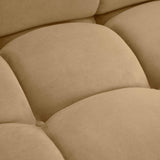 Calliope 4-piece modular sectional arranged as an extended four-seat straight sofa