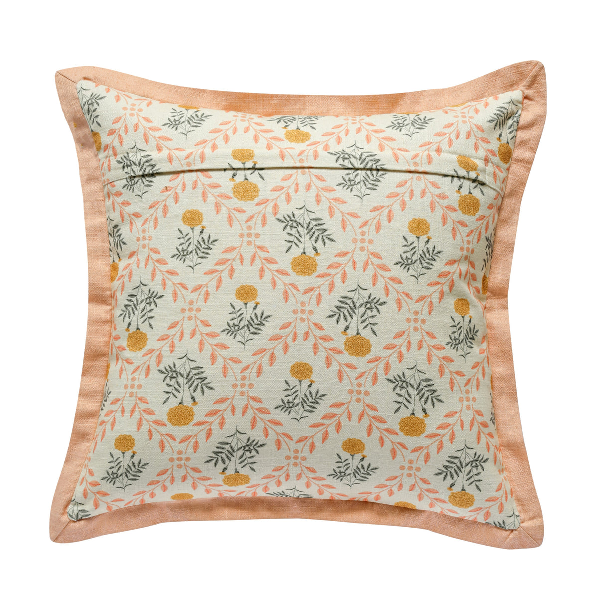 Dolce 20" Blush Pink Natural Cotton Throw Pillow - View 9