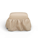 Gertrude Performance Linen Skirted Ottoman - View 16